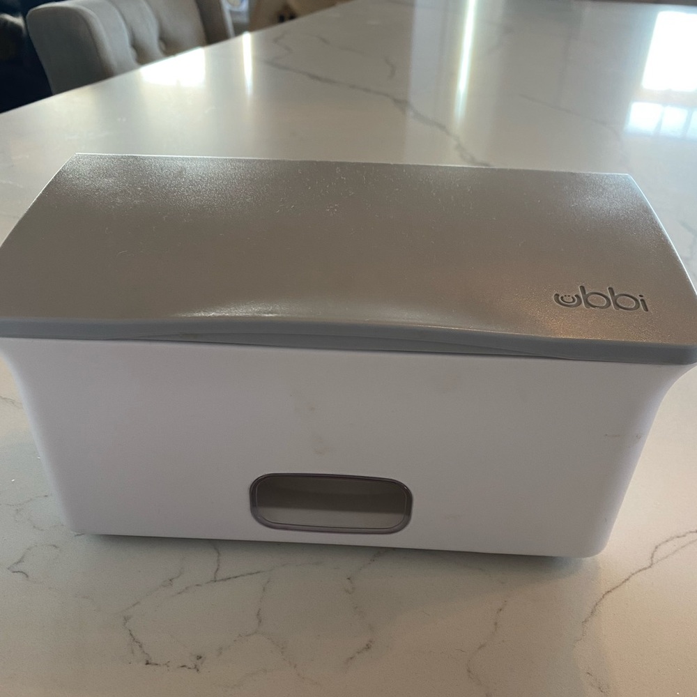 Ubbi Diaper wipe dispenser